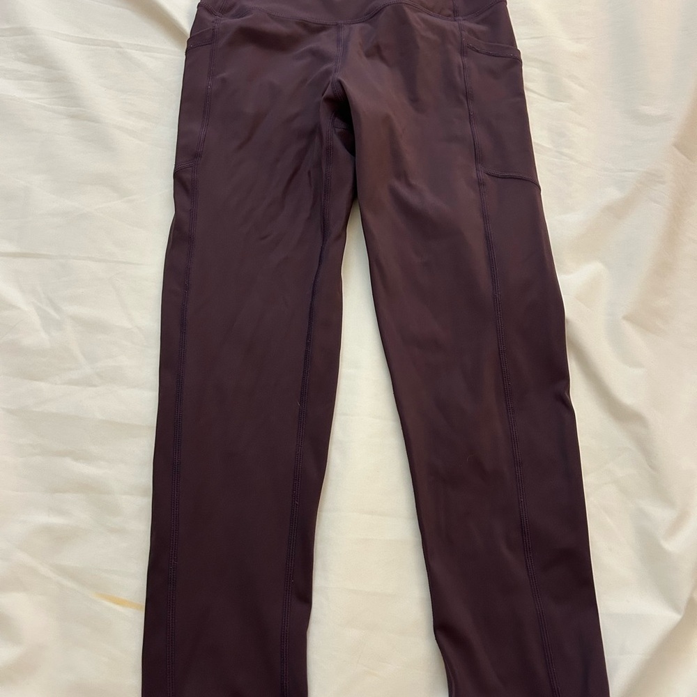 Zyia cropped plum light n tight